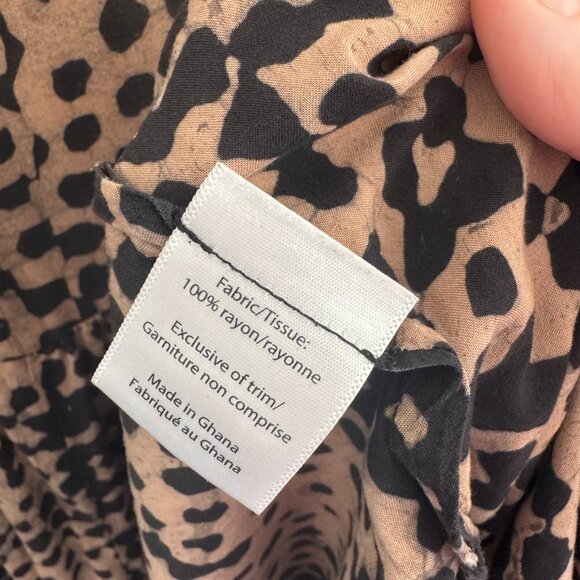 Osei Duro Layer dress in snakebite size L - Picture 7 of 9